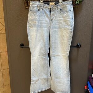 We The Free Light Blue Wide Leg Jeans NWOT